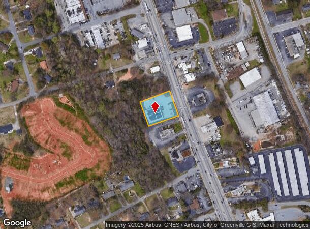  205 N Main St, Mauldin, SC Parcel Map