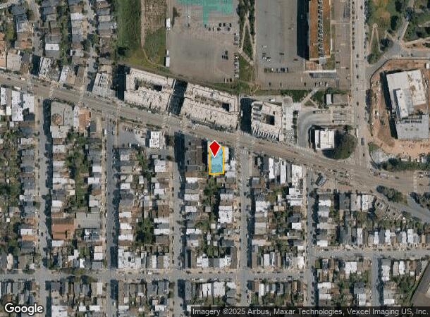 1117 Ocean Ave, San Francisco, CA Parcel Map