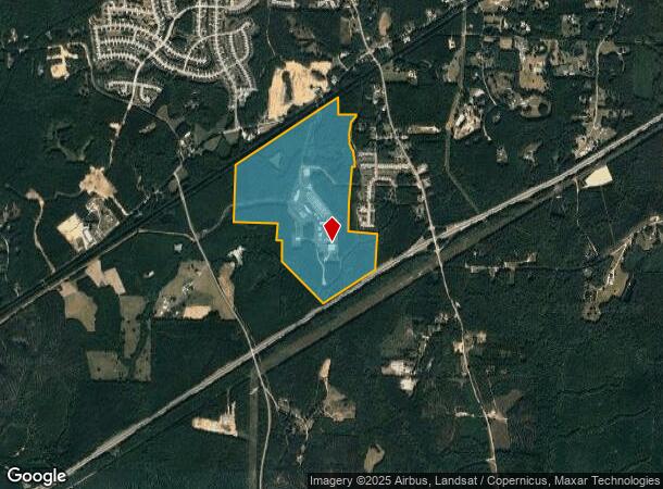  3500 Reclamation Rd, New Hill, NC Parcel Map