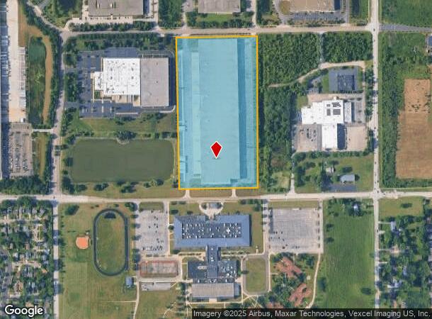 1600 Sequoia Dr, Aurora, IL Parcel Map