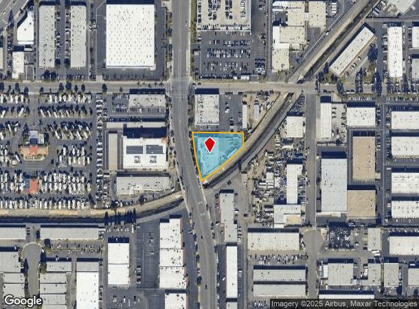  1085 N Main St, Orange, CA Parcel Map