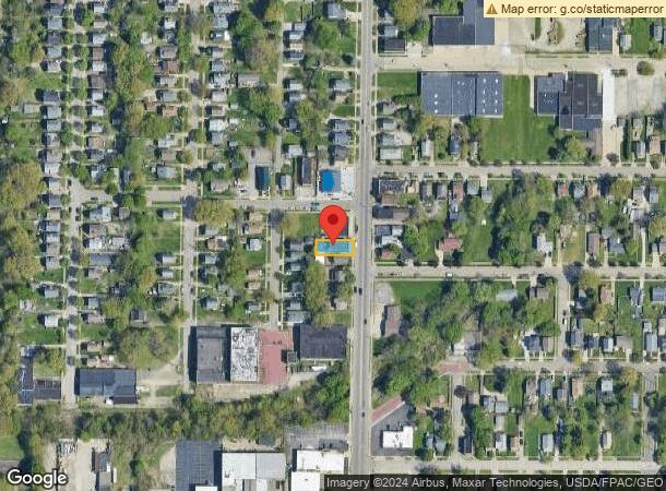  888 Brown St, Akron, OH Parcel Map