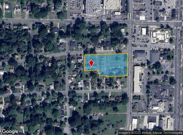 215 S Maple St, Graham, NC Parcel Map