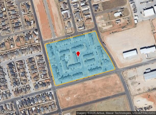  1101 Fitch Ave, Odessa, TX Parcel Map