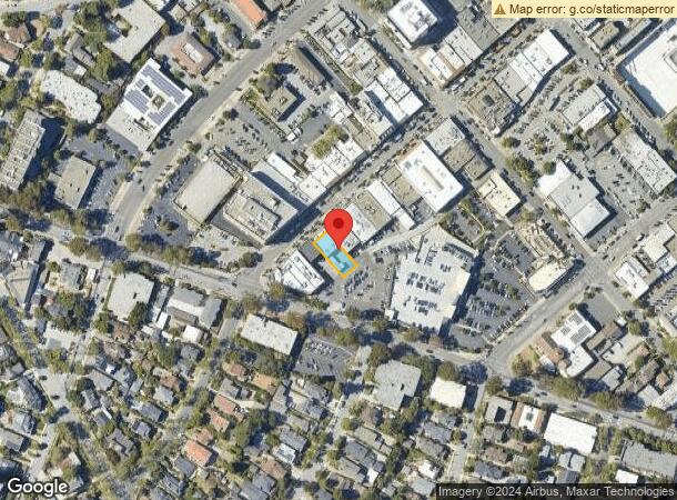  1461 Burlingame Ave, Burlingame, CA Parcel Map