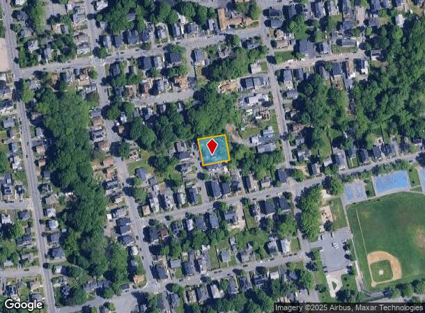  15 Connecticut Pl, Brockton, MA Parcel Map