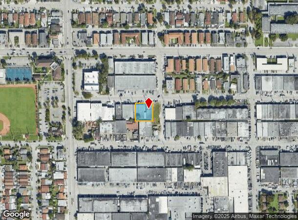  710 W 28Th St, Hialeah, FL Parcel Map