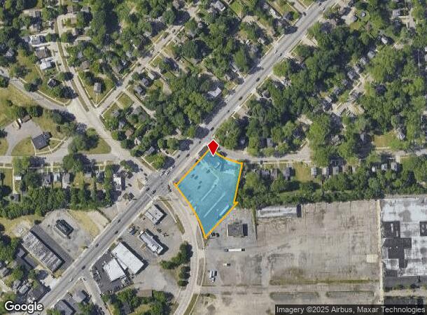 584 N Perry St, Pontiac, MI Parcel Map