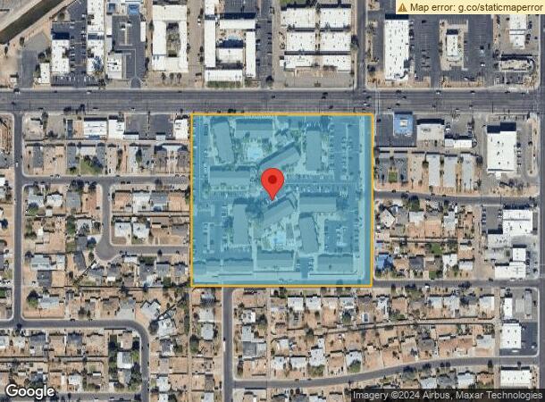  2025 W Indian School Rd, Phoenix, AZ Parcel Map