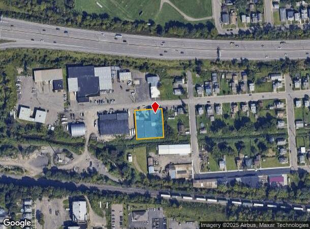 114 Brown St, Johnson City, NY Parcel Map