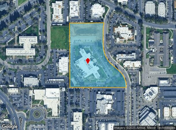 7153 N Sharon Ave, Fresno, CA Parcel Map