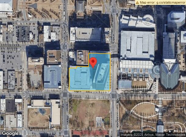  499 W Sheridan Ave, Oklahoma City, OK Parcel Map