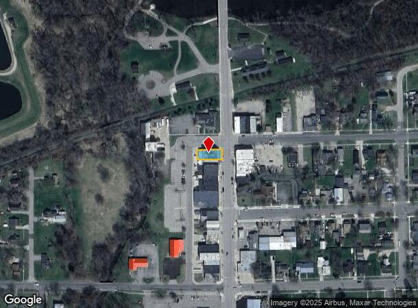  89 N Bridge St, Saranac, MI Parcel Map