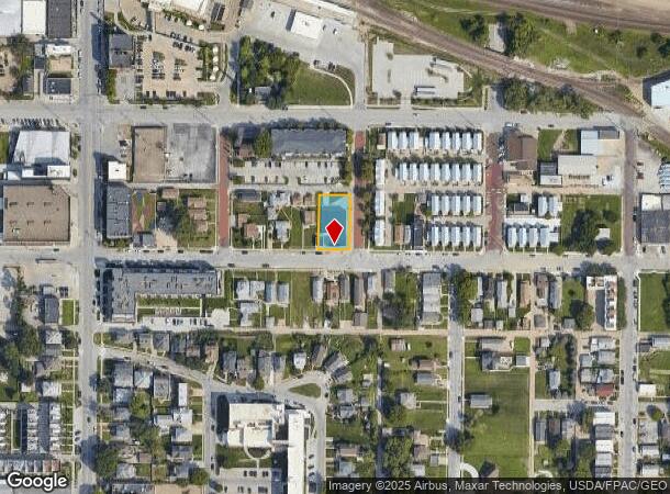  802 Pierce St, Omaha, NE Parcel Map