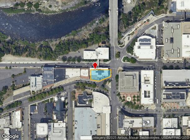  1002 W Riverside Ave, Spokane, WA Parcel Map