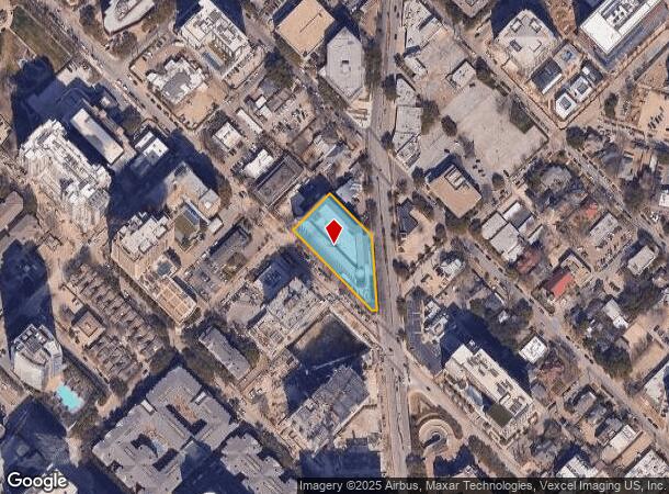  2401 Cedar Springs Rd, Dallas, TX Parcel Map