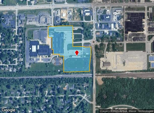 13013 W Rockville Rd, Avon, IN Parcel Map
