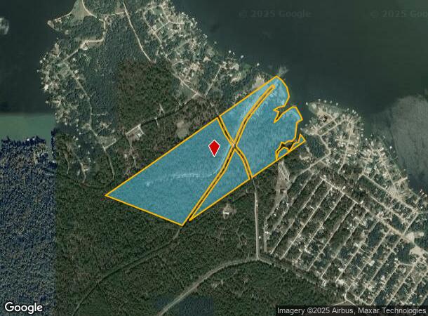  1415 Hidden Cove Rd, Pointblank, TX Parcel Map