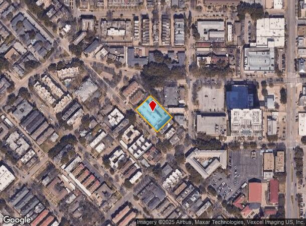  4020 Gilbert Ave, Dallas, TX Parcel Map