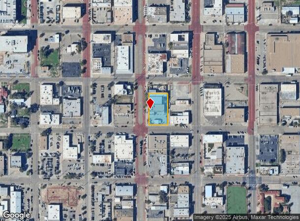 1615 Texas Ave, Lubbock, TX Parcel Map
