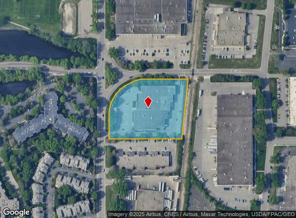 7401 Cahill Rd, Minneapolis, MN Parcel Map