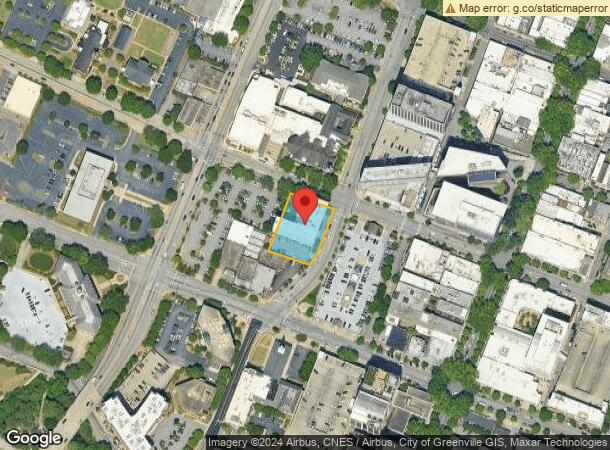  201 W Washington St, Greenville, SC Parcel Map