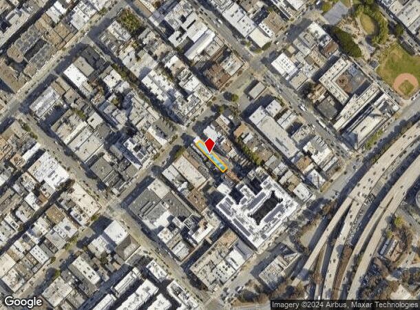  10 Hallam St, San Francisco, CA Parcel Map