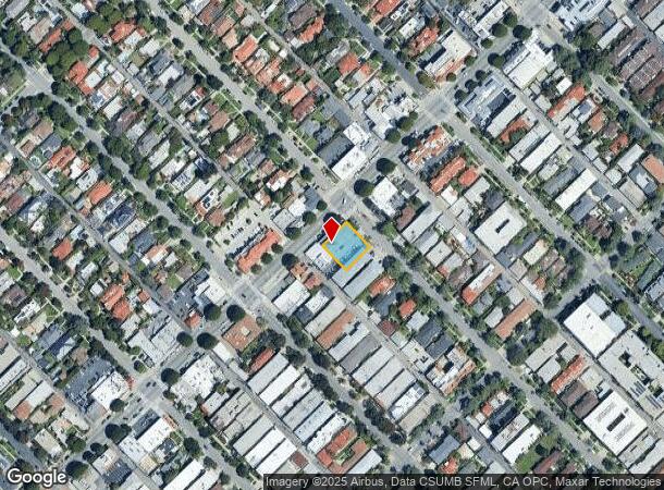  1130 Montana Ave, Santa Monica, CA Parcel Map