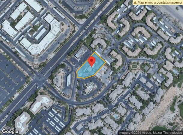  1260 N Town Center Dr, Las Vegas, NV Parcel Map