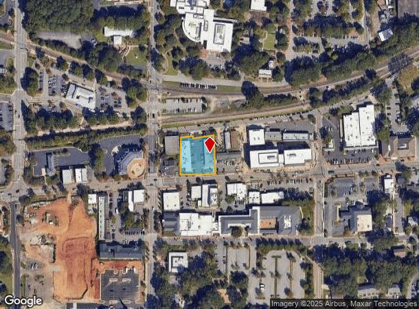  111 E Chatham St, Cary, NC Parcel Map