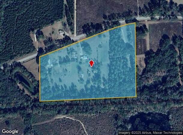  3502 Aucilla Rd, Monticello, FL Parcel Map