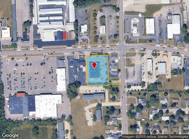 1330 W Chicago Blvd, Tecumseh, MI Parcel Map