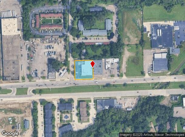  23170 W 8 Mile Rd, Southfield, MI Parcel Map