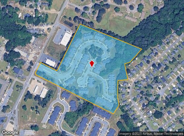  710 Elberta Rd, Warner Robins, GA Parcel Map