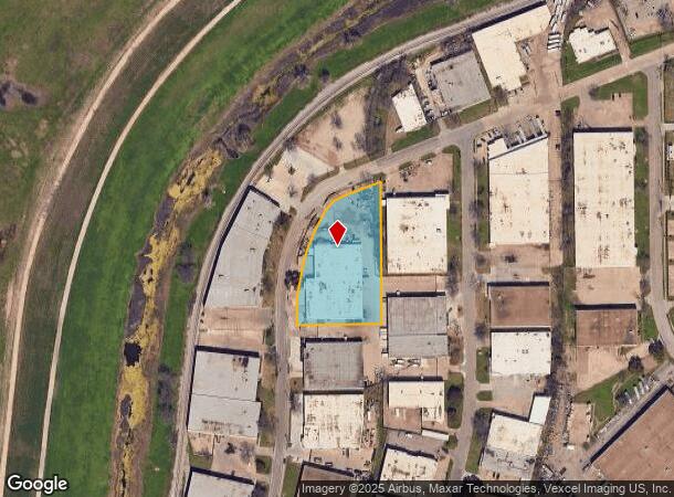 1366 Round Table Dr, Dallas, TX Parcel Map