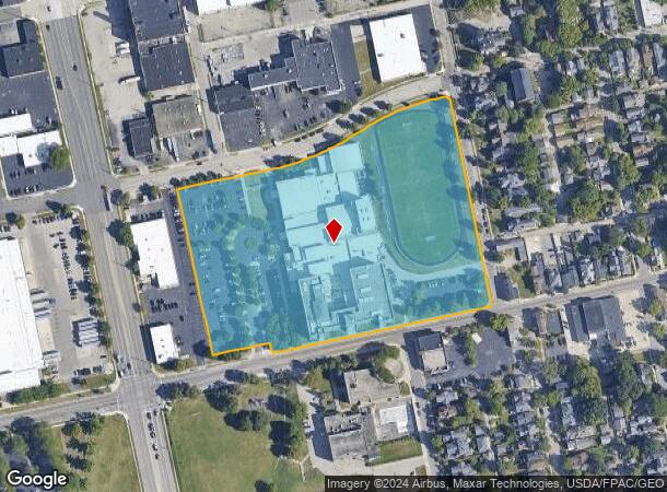  1313 E 5Th St, Dayton, OH Parcel Map