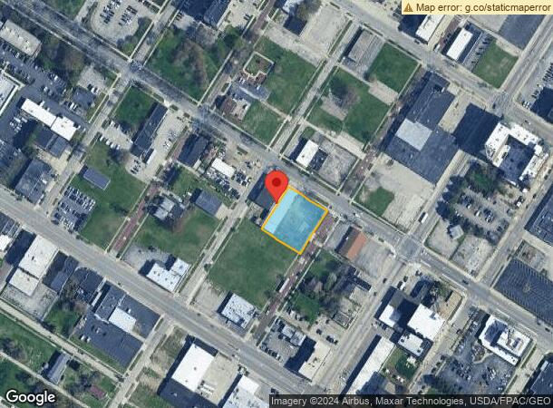  1811 Jefferson Ave, Toledo, OH Parcel Map