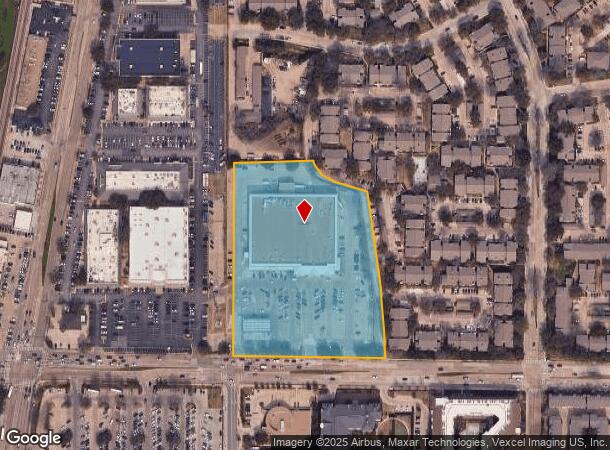 5809 E Lovers Ln, Dallas, TX Parcel Map