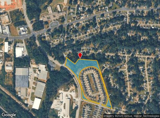  1 Glenwood Ave, Anderson, SC Parcel Map