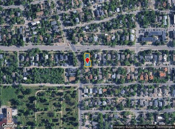  904 University Ave, Boulder, CO Parcel Map