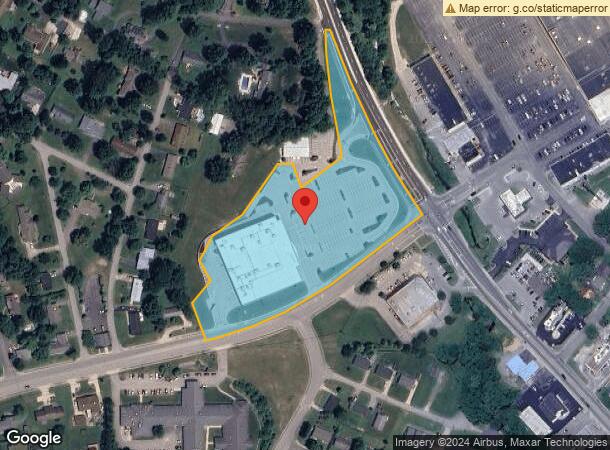  600 N Dixie Ave, Elizabethtown, KY Parcel Map