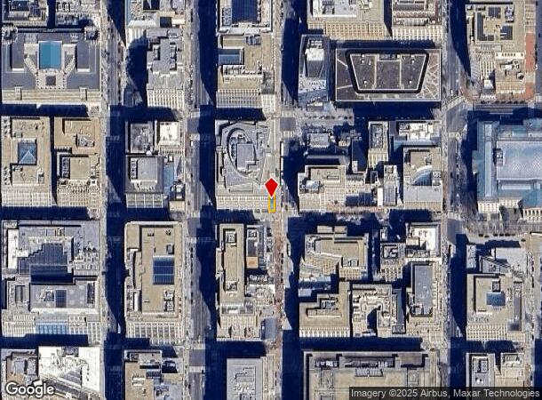  1001 F St Nw, Washington, DC Parcel Map