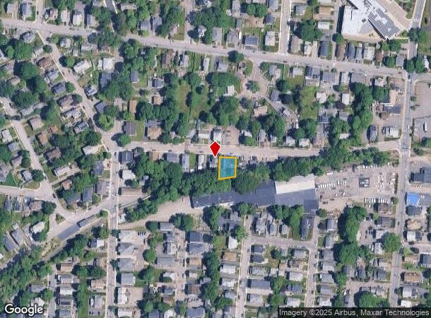  58 Guinan St, Waltham, MA Parcel Map