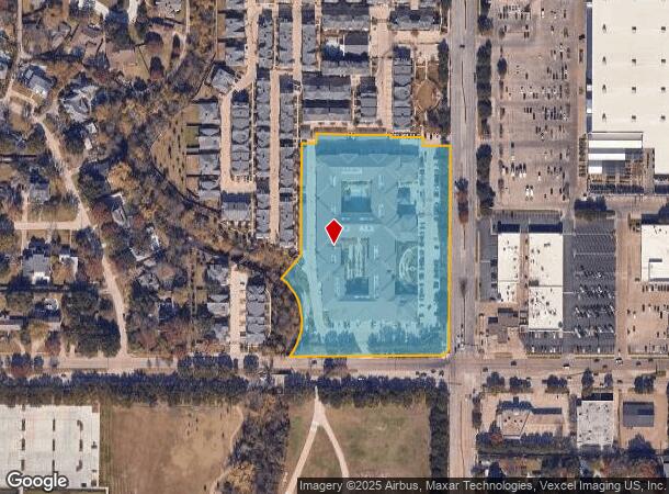 11881 Inwood Rd, Dallas, TX Parcel Map