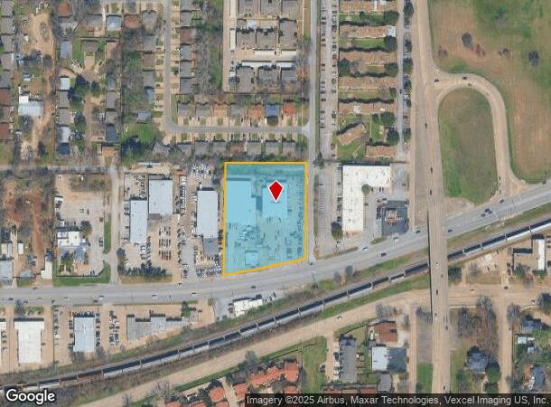  1701 W Division St, Arlington, TX Parcel Map