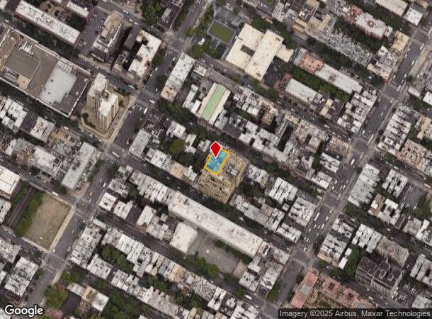  438 W 51St St, New York, NY Parcel Map