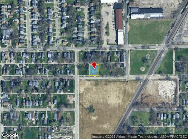  1728 Norwood Ave, Toledo, OH Parcel Map