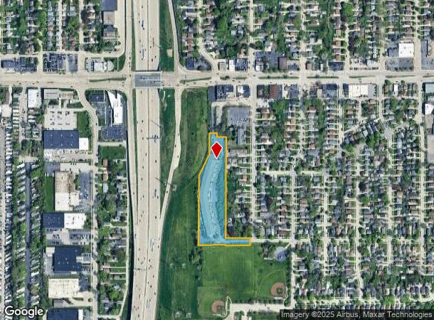  1461 S 98Th St, Milwaukee, WI Parcel Map