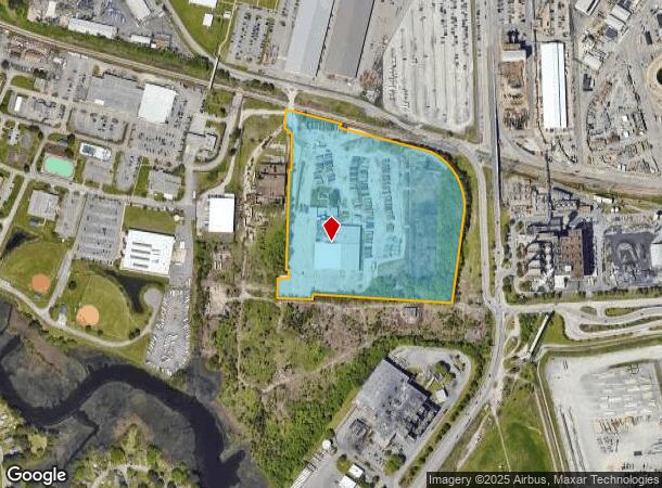  3600 Elm Ave, Portsmouth, VA Parcel Map