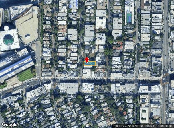  616 Westbourne Dr, West Hollywood, CA Parcel Map